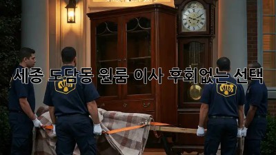 세종 도담동 원룸 이사, 후회없는 선택! ✨